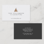 ボヘミアンTeePee三角形アート&クラフト 名刺 (正面/裏面)