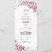 ボヘミアヴィンテージバラユーカリ金ゴールド プログラム (裏面)