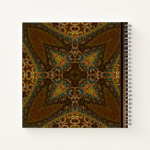 ボヘミアヴィンテージ名前をカスタムするゲストブック ノートブック (裏面)