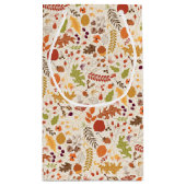 ボヘミア乾素朴フローラ秋秋結婚ズ スモールペーパーバッグ (裏面)