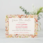 ボヘミア乾素朴フローラ秋秋結婚ズ セーブザデート (スタンド正面)