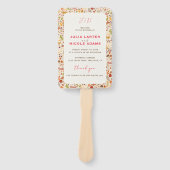 ボヘミア乾素朴フローラ秋秋結婚ズ ハンドファン (正面)