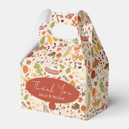 ボヘミア乾素朴フローラ秋秋結婚ズ フェイバーボックス