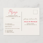 ボヘミア乾素朴フローラ秋秋結婚ズ ポストカード (裏面)