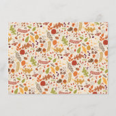 ボヘミア乾素朴フローラ秋秋結婚ズ メニュー (裏面)