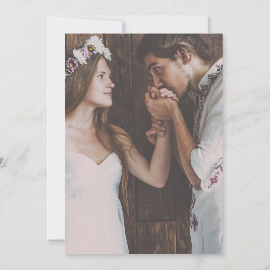 ボヘミア人の保存日付|の上品の三角形 セーブザデート (裏面)