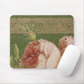 ボヘミア人はモモおよびオリーブ色に上がりました マウスパッド (マウス)
