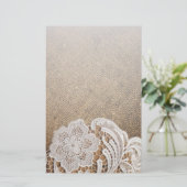 ボヘミア地方の田舎西部の田舎のラップとレース 便箋 (スタンド正面)