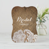 ボヘミア地方の田舎西部の田舎のラップとレース 招待状 (スタンド正面)