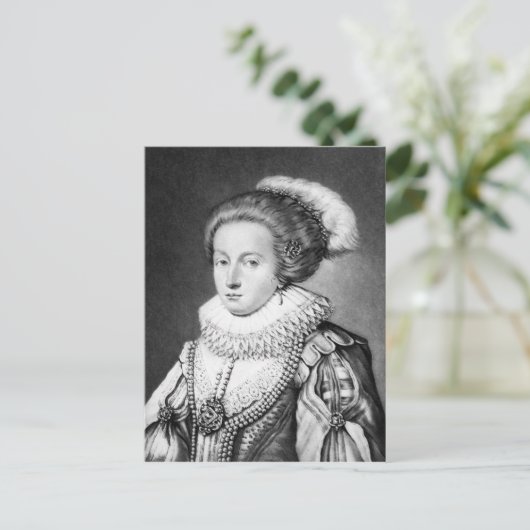 ボヘミア女王エリザベス・スチュアート ポストカード (スタンド正面)