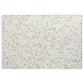 ボヘミア水彩葉と花 ファブリック (ヤード)