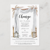 ボヘミア結婚アーチの延期された発表