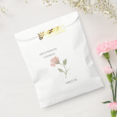 ボヘミア結婚式の引き出物バッグ フェイバーバッグ (封をした状態)