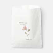 ボヘミア結婚式の引き出物バッグ フェイバーバッグ (正面)