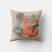 ボヘミア色の抽象デザイン クッション (裏面)