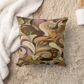 ボヘミア色の抽象デザイン クッション (ブランケット)