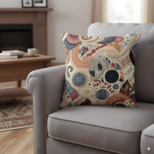 ボヘミア色の抽象デザイン