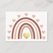 ボヘミア虹おむつラッフルエンクロージャカード エンクロージャーカード (裏面)