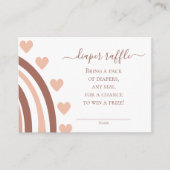 ボヘミア虹おむつラッフルエンクロージャカード エンクロージャーカード (正面)