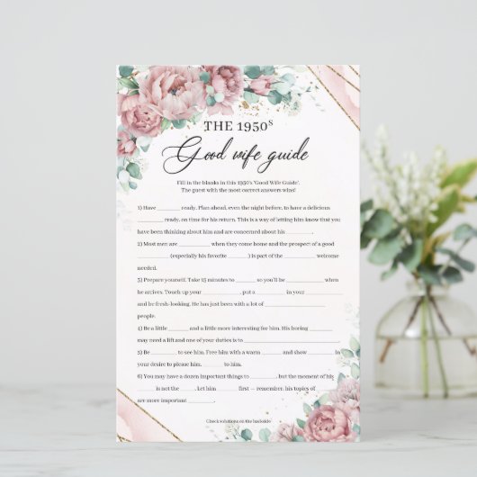 ボヘミア赤面の花1950年代の良い妻ガイド (スタンド正面)