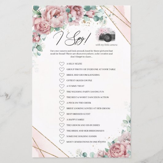 ボヘミア赤面フローラユーカリ金ゴールドフレームIスパイ (正面)