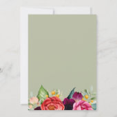 ボヘミア開花婚約パーティ 案内状 (裏面)