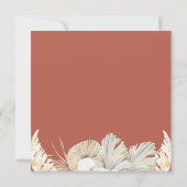 ボヘミア ジャングル フレーム 結婚式招待状 招待状 (裏面)