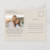 ボヘミア・テラコッタ・パンパス・グラス・フォト・アンノ 案内ポストカード (裏面)