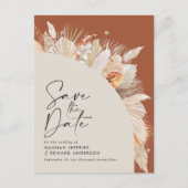 ボヘミア・テラコッタ・パンパス・グラス・フォト・アンノ 案内ポストカード (正面)