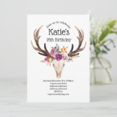 ボヘミア、ブルスカル、アントラー、誕生日 招待状 (スタンド正面)