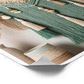 ボヘミインスパイアアのぶら下がった流木 ポスター (角)