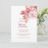 ボヘミエレガントアンバラブライダルシャワー招待 招待状 (スタンド正面)