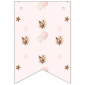 ボヘミエレガントアンパステルパターン バンティングフラッグ (第1の旗)