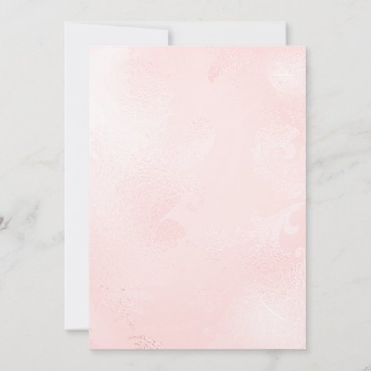 ボヘミエレガントアン春誕生日パルティー 招待状 (裏面)