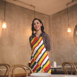 ボヘミストライプの人 エプロン