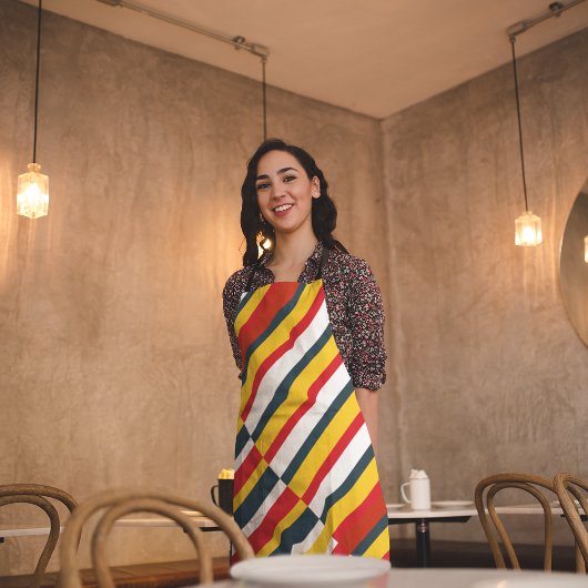 ボヘミストライプの人 エプロン