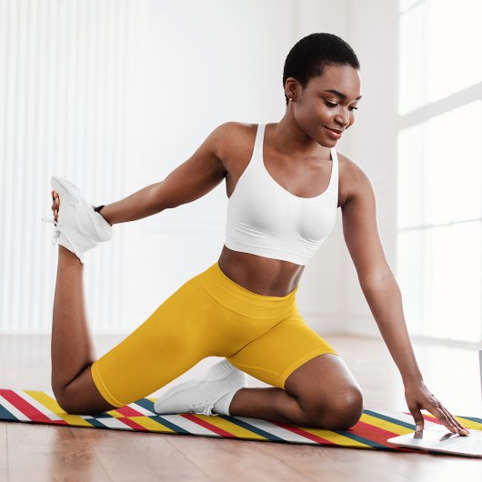 ボヘミストライプの人 ヨガマット