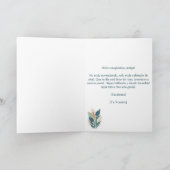 ボヘミスペインのアンフローラテラコッタハッピーバースデー カード (内部)