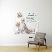 ボヘミビクトリアンア結婚のドレスティーブライダルシャワー タペストリー (インサイチュ)