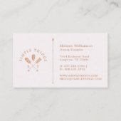 ボヘミフェミニンアンボホアロークレスト&モノグラム 名刺 (裏面)