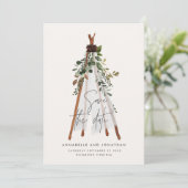 ボヘミモダンアンのテペ植物素朴な裏庭 セーブザデート (スタンド正面)