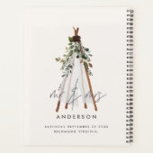 ボヘミモダンアンのテペ植物素朴な裏庭 プランナー手帳 (裏面)