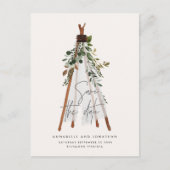 ボヘミモダンアンのテペ植物素朴な裏庭 案内ポストカード (正面)