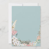 ボヘミモダンアンフローラブリデスメイドブランチ招待状 (裏面)