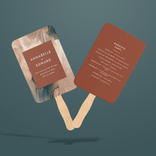 ボヘミモダンアン、パインタリー・テラコッタティール(緑がかった色)結婚ズ ハンドファン