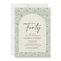 ボヘミモダンオロッコグリーンエレガント誕生日