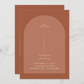 ボヘミモダンミニマルアのテラコッタ写真の幾何学的 (正面/裏面)