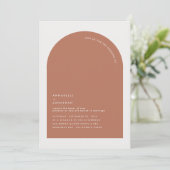 ボヘミモダンミニマルアの錆テラコッタ幾何学的 (スタンド正面)