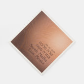 ボヘミ自然アン青銅ユダヤ人チュッパヘブライ スタンダードランチョンナプキン (角)