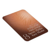 ボヘミ自然アン青銅ユダヤ人チュッパヘブライ マグネット (右側)